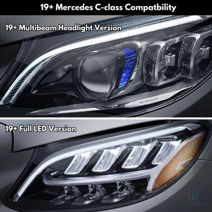 Mercedes Benz C-Class RGBW Multicolor DRL Boards (2015-2023) - E8 | A12 | P2   - BX1-E10 | A11 | P2   - BX1-E9 | A11 | P2   - BX1-  DRIVEN - 7