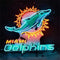 Miami Dolphins With Acrylic Logo Neon Signs Light