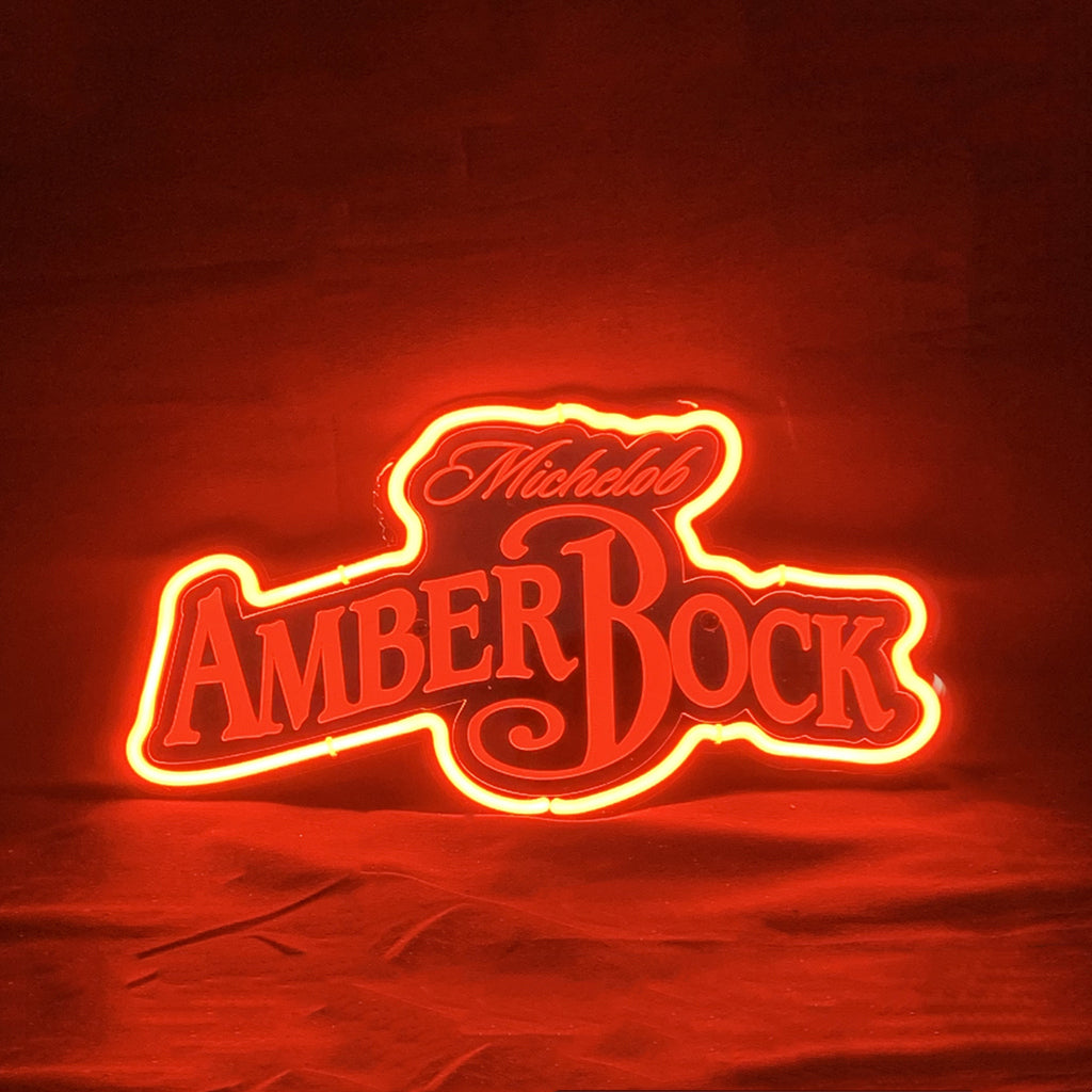 Michelob Amber Bock Beer Neon Signs - TN229-  DRIVEN - 1