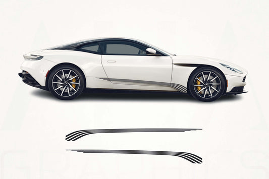 Aston Martin DB11 Side Stripe Decals – Premium Vinyl Graphics Kit - sku-51060825424004-sku-51060825456772-sku-51060825489540-sku-51060825522308-sku-51060825555076-  DRIVEN - 1