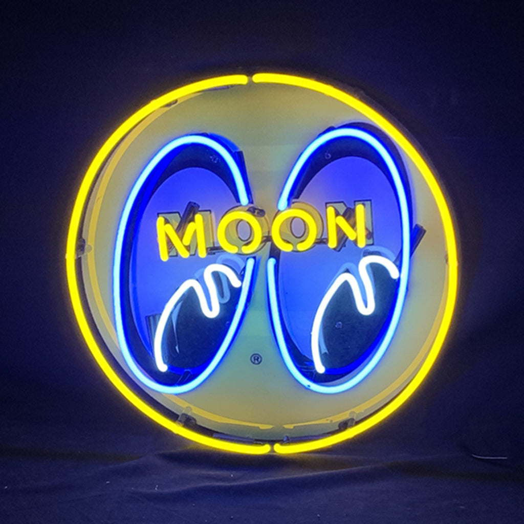 Moon And Eyes in Yellow Neon Signs Light - MEX400-  DRIVEN - 2