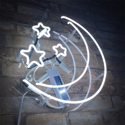 Moon and Stars Neon Light Sign - TNXC017-  DRIVEN - 2