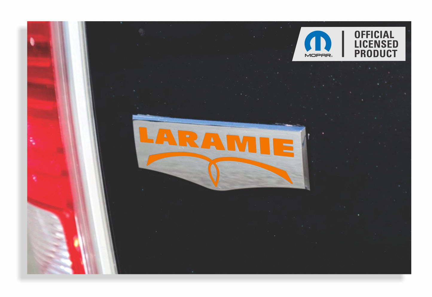 Laramie Tailgate Emblem Overlay Decals   - 2009-2018 Ram Laramie - sku-42728824209595-sku-42728824242363-sku-42728824275131-sku-42728824307899-sku-42728824340667-  DRIVEN - 1