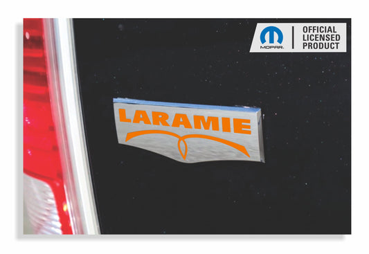 Laramie Tailgate Emblem Overlay Decals   - 2009-2018 Ram Laramie - sku-42728824209595-sku-42728824242363-sku-42728824275131-sku-42728824307899-sku-42728824340667-  DRIVEN - 1