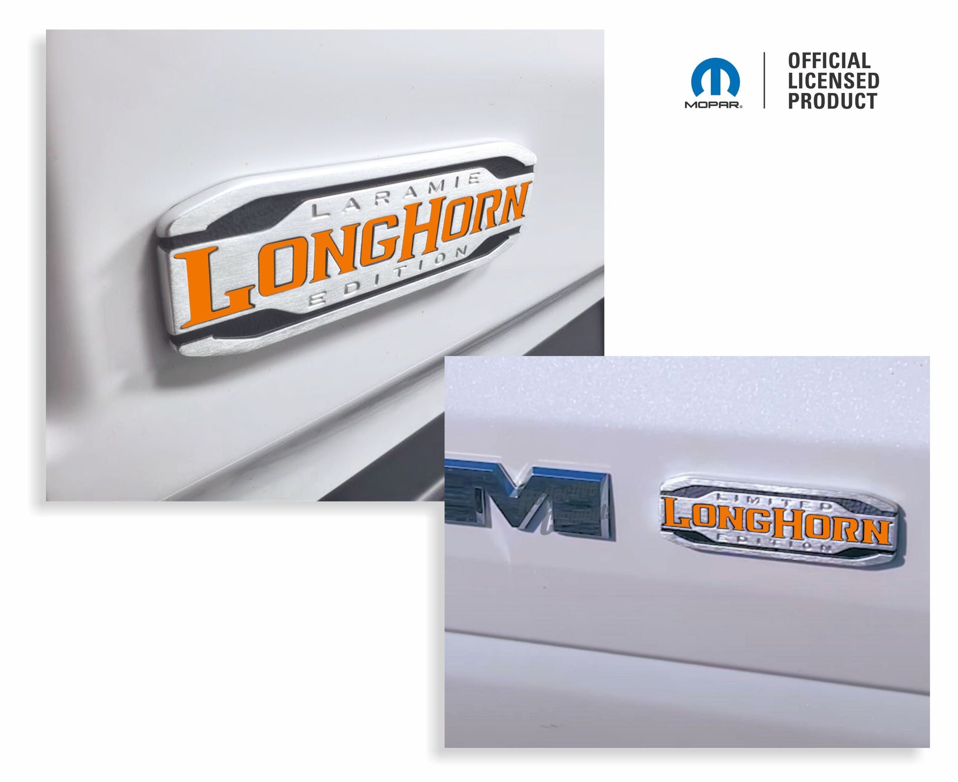 LONGHORN Emblem Overlay Decal Stickers   - 2019-2026 Ram 1500 Limited Longhorn - sku-44870823837883-sku-44870823870651-sku-44870823903419-sku-44870823936187-sku-44870823968955-  DRIVEN - 1
