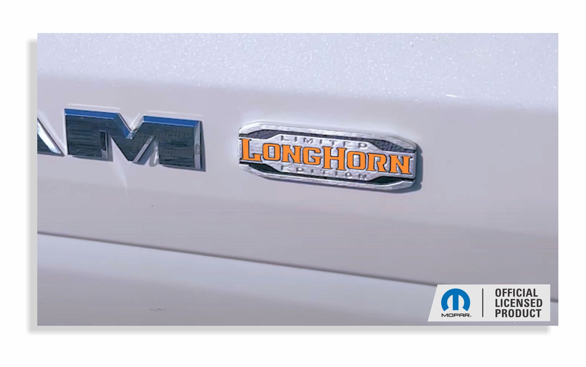LONGHORN Emblem Overlay Decal Stickers   - 2019-2026 Ram 1500 Limited Longhorn - sku-44870823837883-sku-44870823870651-sku-44870823903419-sku-44870823936187-sku-44870823968955-  DRIVEN - 4