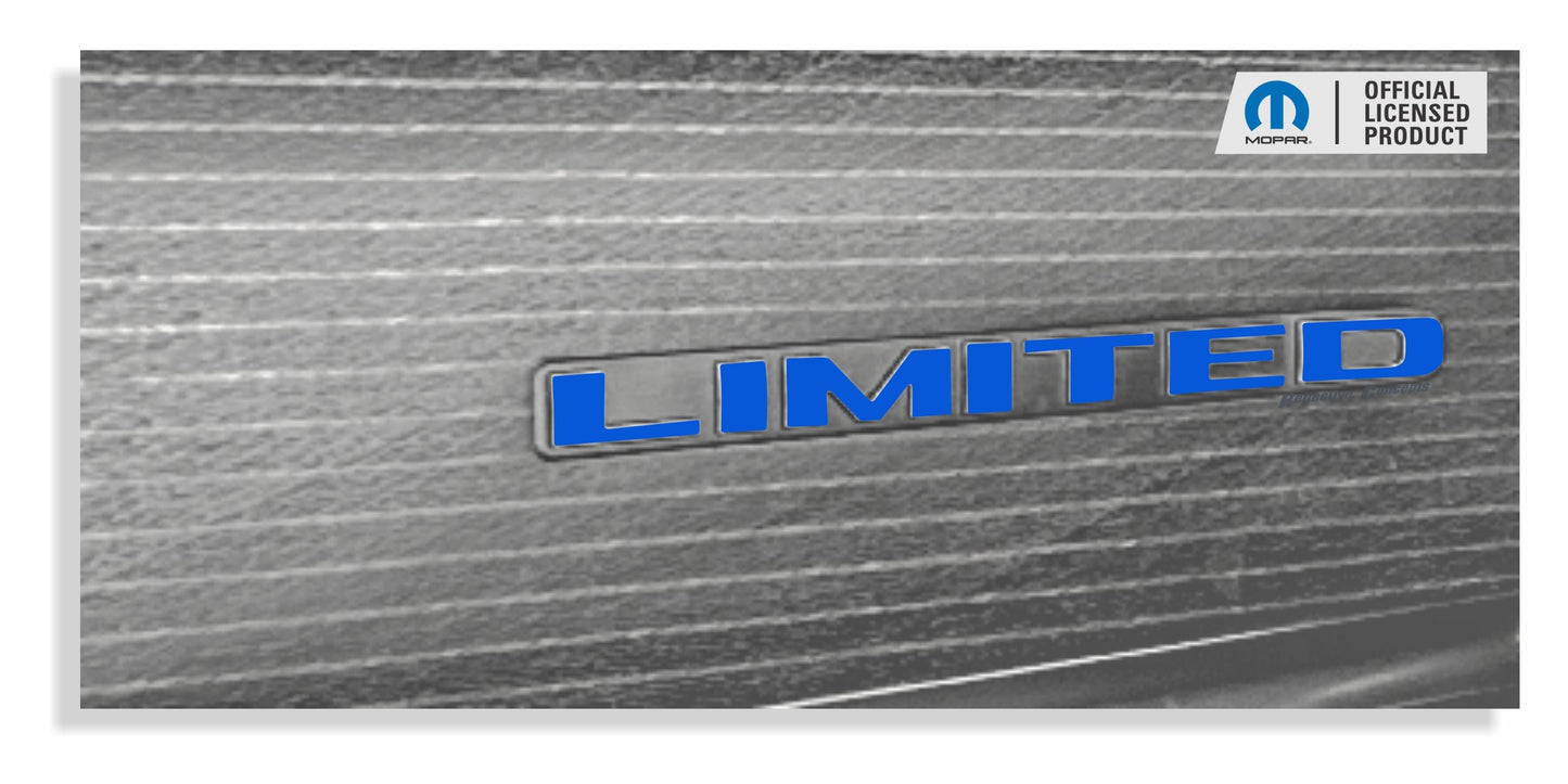 LIMITED Glove Box Overlay Decal  - 2019 2020 2021 2022 2024 Ram Limited - sku-44542982422715-sku-44542982455483-sku-44542982488251-sku-44542982521019-sku-44542982553787-  DRIVEN - 1