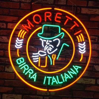 Moretti Birra Italiana Beer Neon Signs - ME200-  DRIVEN - 1