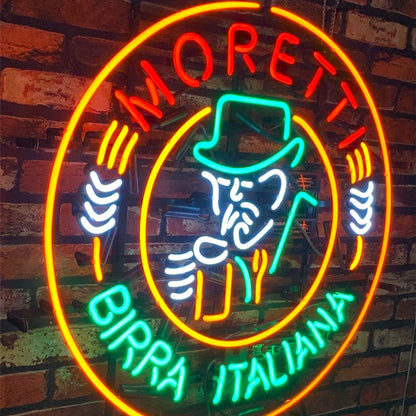 Moretti Birra Italiana Beer Neon Signs - ME200-  DRIVEN - 3