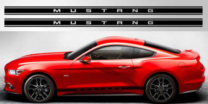 Mustang Triple Stripe Vinyl Decal - sku-50952414363780-sku-50952414396548-sku-50952414429316-sku-50952414462084-sku-50952414494852-  DRIVEN - 1