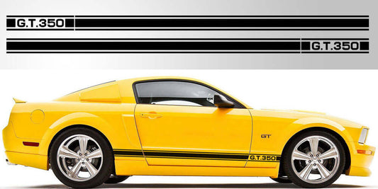Mustang GT 350 Triple Stripe Vinyl Decal - sku-50952408629380-sku-50952408662148-sku-50952408694916-sku-50952408727684-sku-50952408760452-  DRIVEN - 1