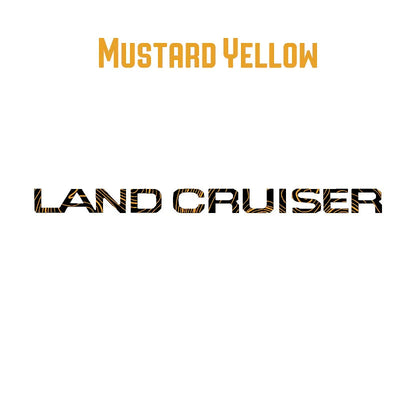 "Land Cruiser" Topographic Rear Tailgate Emblem Overlays - 2024+ Land Cruiser - 24LC250-RT-LC-TPWH-24LC250-RT-LC-TPHB-24LC250-RT-LC-TPVB-24LC250-RT-LC-TPAG-24LC250-RT-LC-TPSO-  DRIVEN - 12