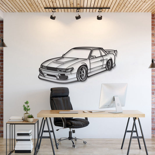 240SX Perspective Metal Car Wall Art - MT1132 - MT1132B69L-MT1132B80L-MT1132B99L-MT1132B115L-MT1132B140L-  DRIVEN - 1