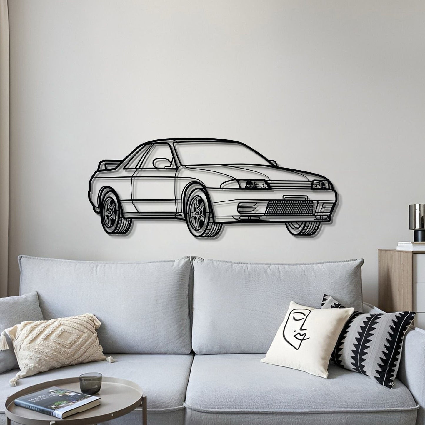 GT-R R32 Perspective Metal Car Wall Art - MT0456 - MT0456B69L-MT0456B80L-MT0456B99L-MT0456B115L-MT0456B140L-  DRIVEN - 4