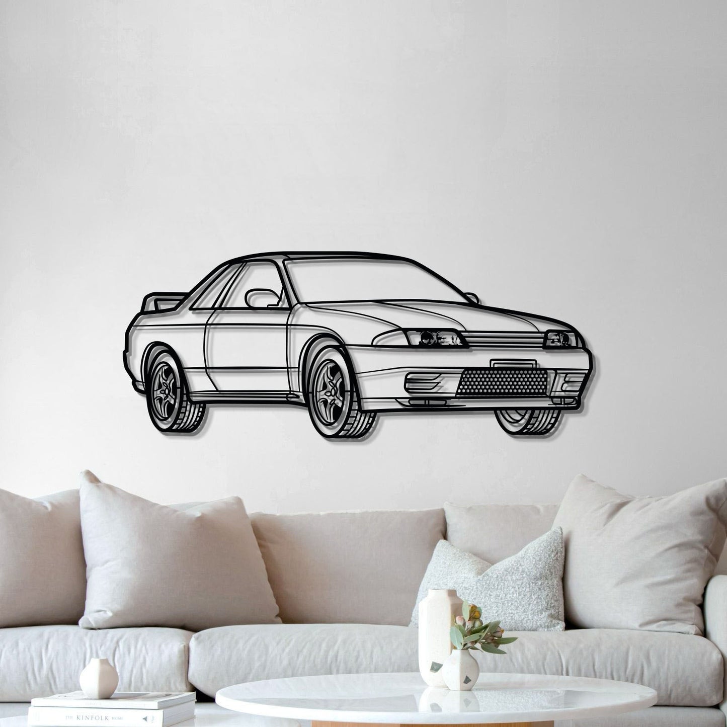 GT-R R32 Perspective Metal Car Wall Art - MT0456 - MT0456B69L-MT0456B80L-MT0456B99L-MT0456B115L-MT0456B140L-  DRIVEN - 5