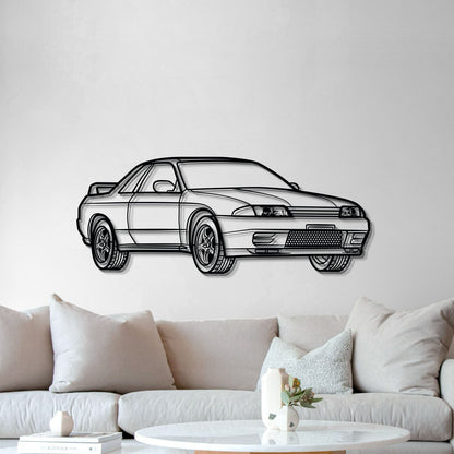 GT-R R32 Perspective Metal Car Wall Art - MT0456 - MT0456B69L-MT0456B80L-MT0456B99L-MT0456B115L-MT0456B140L-  DRIVEN - 5