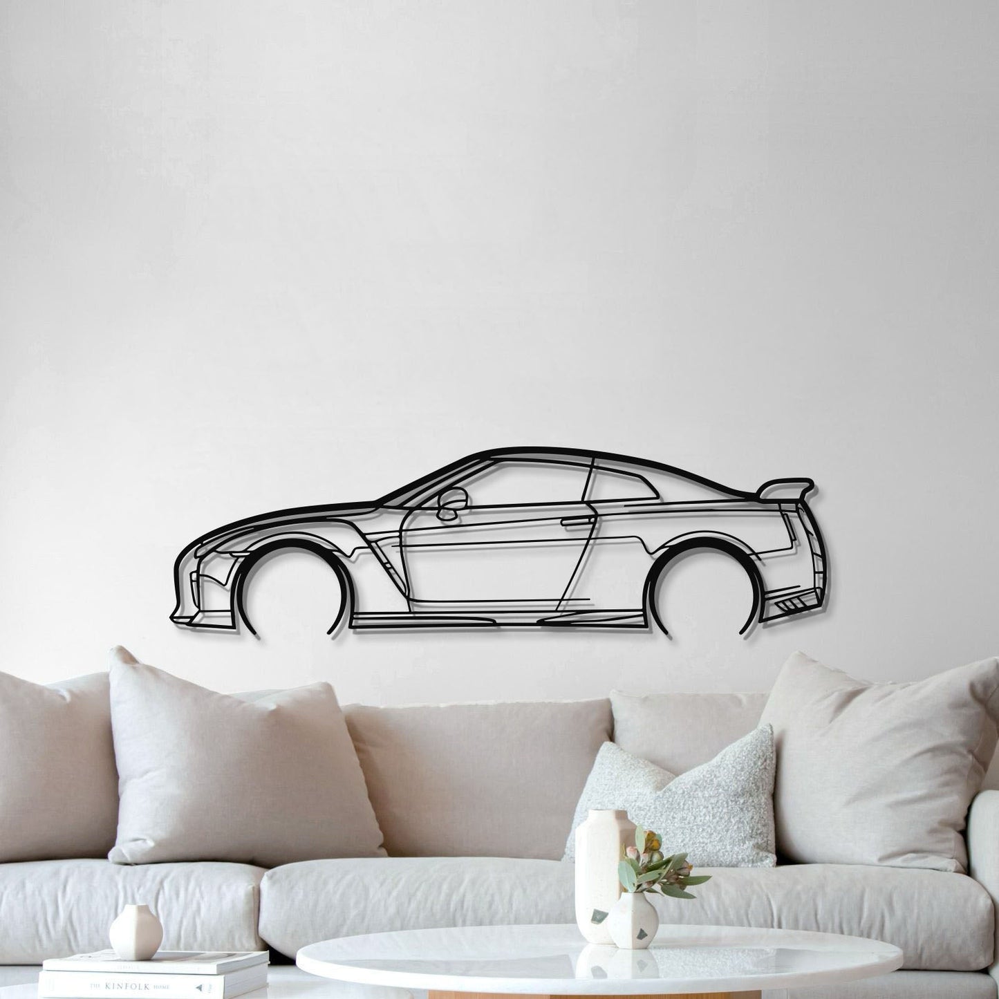 GT-R R35 Detailed Metal Car Wall Art - MT0989 - MT0989B49L-MT0989B69L-MT0989B80L-MT0989B99L-MT0989B120L-  DRIVEN - 5