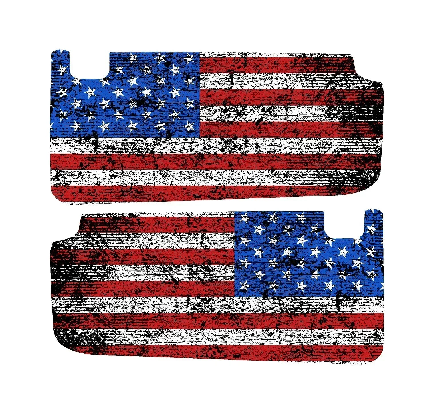 Freedom Series Sun Visor Overlays - 2018+ Wrangler JL / Gladiator JT - JLVISORFULLFREE-RWBNHL-JLVISORFULLFREE-RWBHL-JLVISORFULLFREE-BWNHL-JLVISORFULLFREE-BWHL-JLVISORFULLFREE-TBLNHL-  DRIVEN - 13