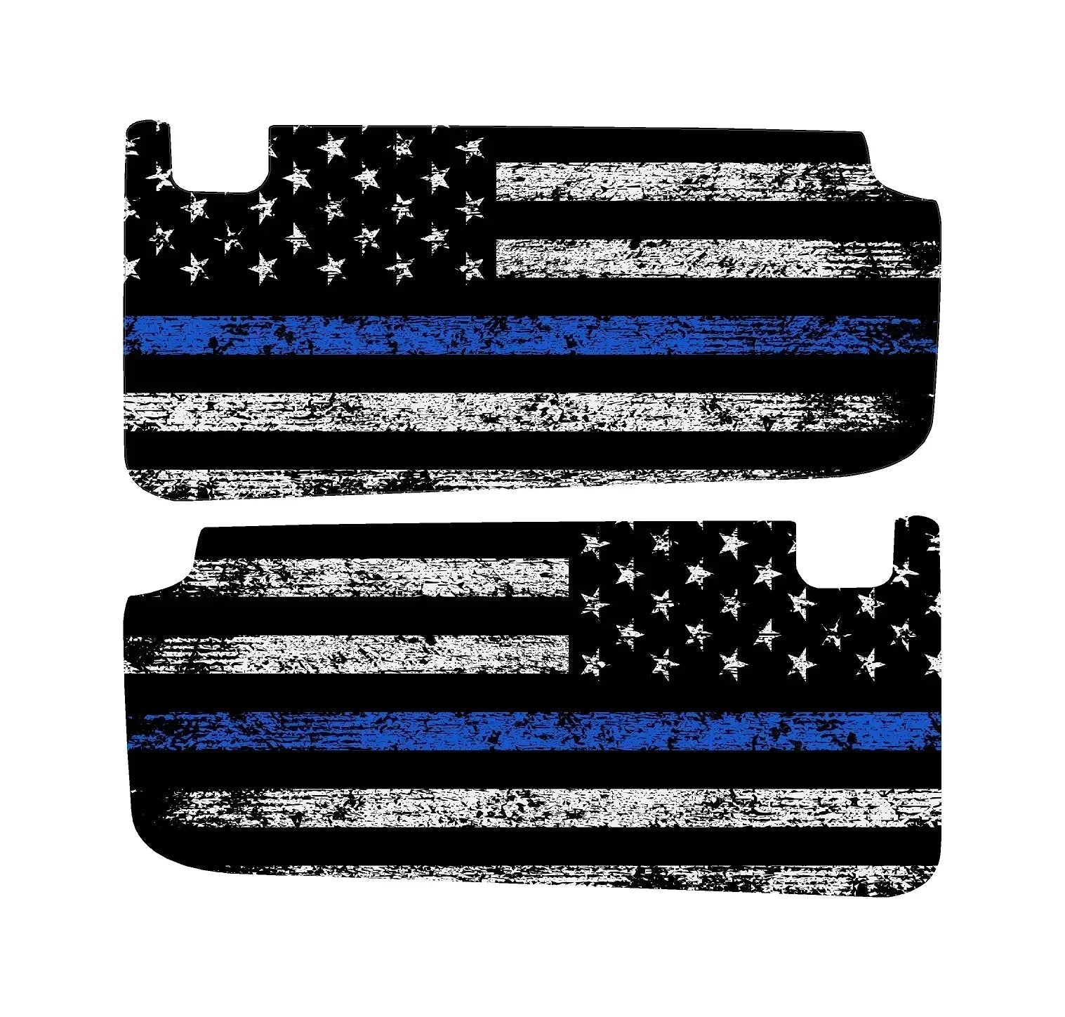 Freedom Series Sun Visor Overlays (Printed Series) - 2018+ Jeep Wrangler JL / Jeep Gladiator JT - JLVISORFULLFREE-RWBNHL-JLVISORFULLFREE-RWBHL-JLVISORFULLFREE-BWNHL-JLVISORFULLFREE-BWHL-JLVISORFULLFREE-TBLNHL-  DRIVEN - 14