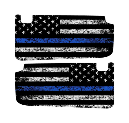 Freedom Series Sun Visor Overlays - 2018+ Wrangler JL / Gladiator JT - JLVISORFULLFREE-RWBNHL-JLVISORFULLFREE-RWBHL-JLVISORFULLFREE-BWNHL-JLVISORFULLFREE-BWHL-JLVISORFULLFREE-TBLNHL-  DRIVEN - 14