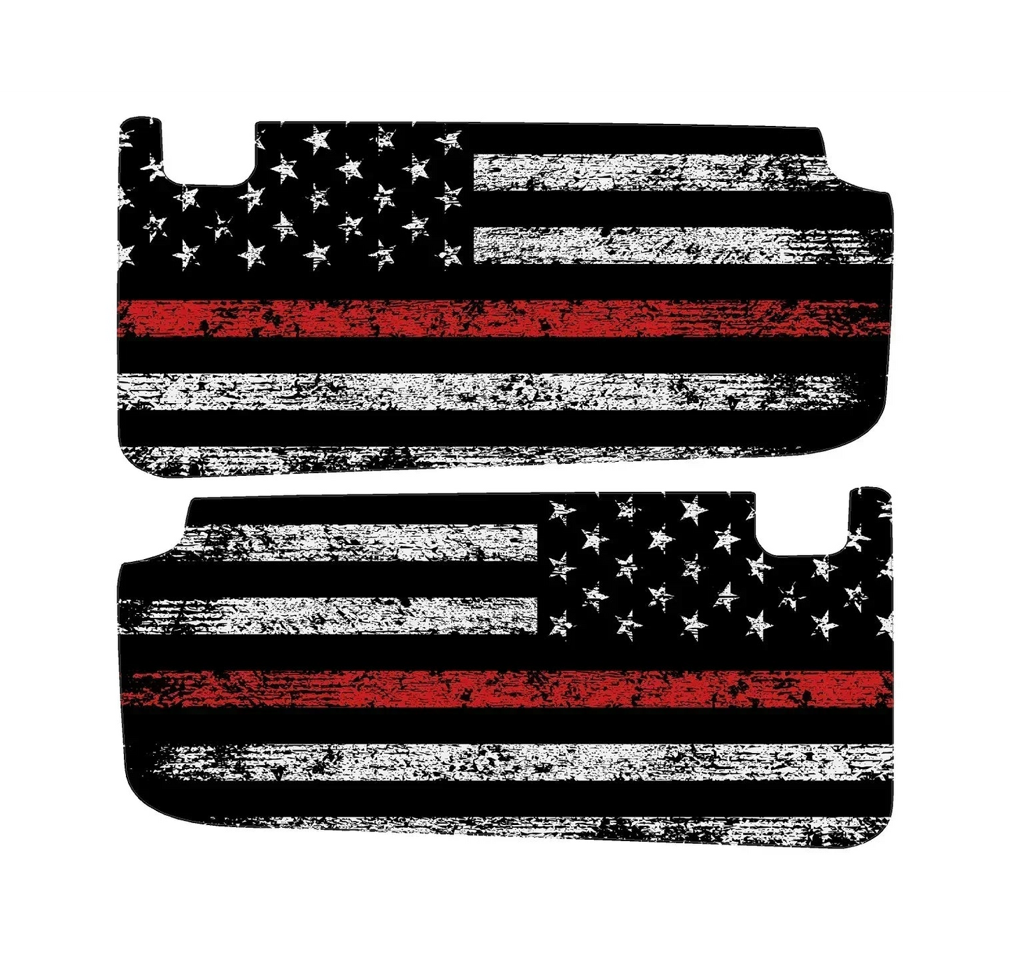 Freedom Series Sun Visor Overlays - 2018+ Wrangler JL / Gladiator JT - JLVISORFULLFREE-RWBNHL-JLVISORFULLFREE-RWBHL-JLVISORFULLFREE-BWNHL-JLVISORFULLFREE-BWHL-JLVISORFULLFREE-TBLNHL-  DRIVEN - 16