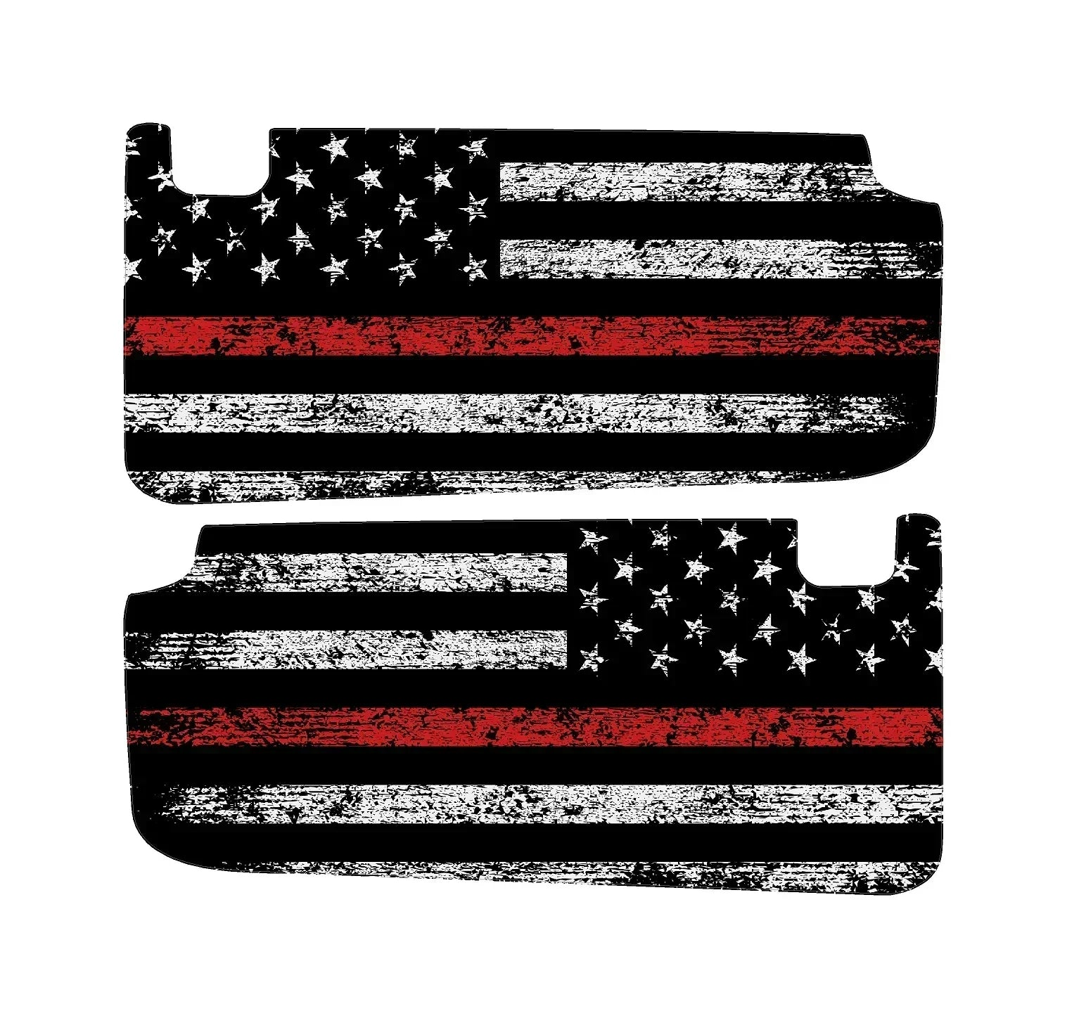 Freedom Series Sun Visor Overlays - 2018+ Wrangler JL / Gladiator JT - JLVISORFULLFREE-RWBNHL-JLVISORFULLFREE-RWBHL-JLVISORFULLFREE-BWNHL-JLVISORFULLFREE-BWHL-JLVISORFULLFREE-TBLNHL-  DRIVEN - 16