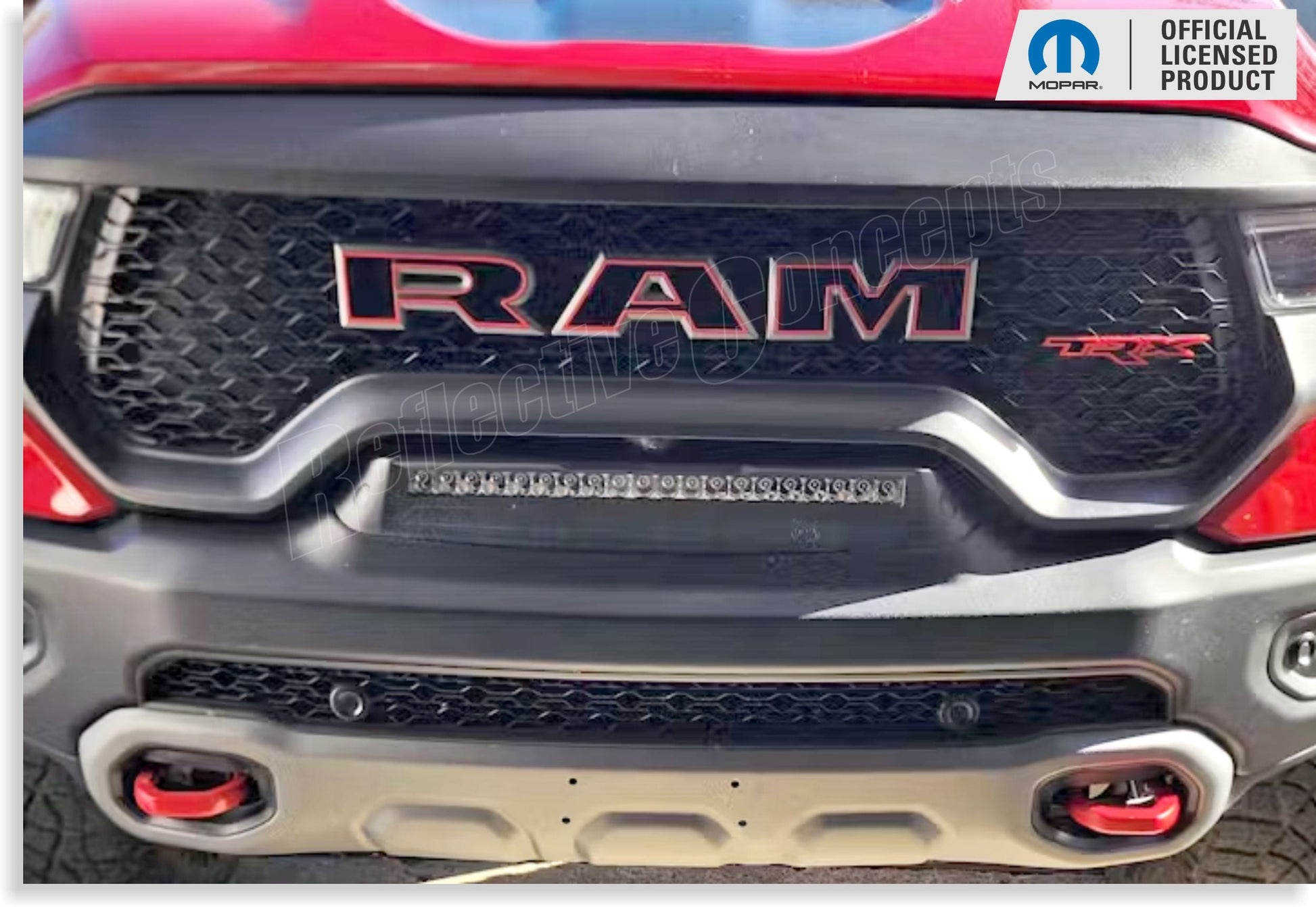 RAM Grille Emblem Overlay Decal   - 2021-2024 Ram TRX - sku-44717200605371-sku-44717200638139-sku-44717200670907-sku-44717200703675-sku-44717200736443-  DRIVEN - 6