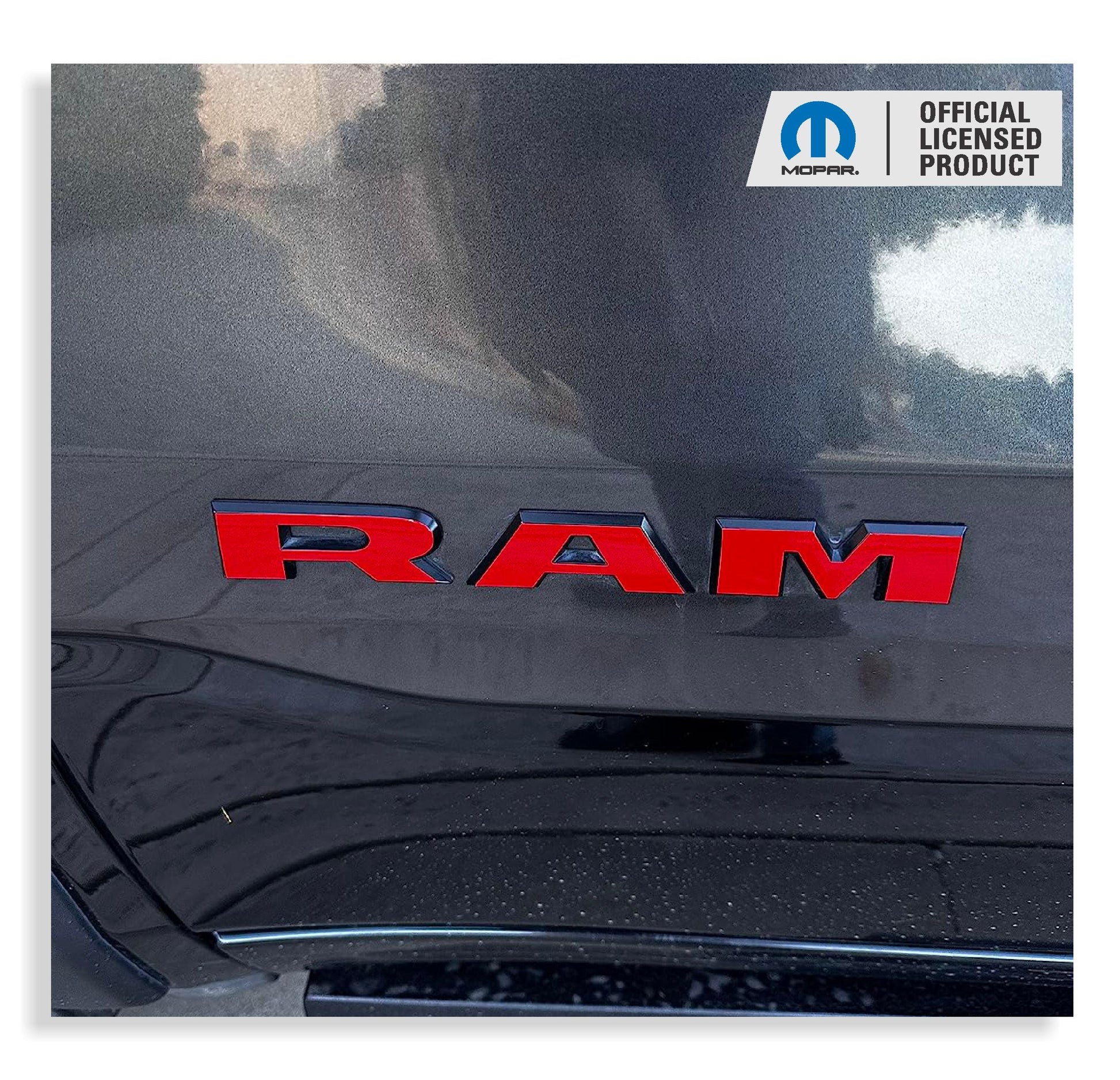 RAM Door Emblem Overlay Decals   - 2019-2024 Ram 2500, 3500 - sku-44824228462779-sku-44824228495547-sku-44824228528315-sku-44824228561083-sku-44824228593851-  DRIVEN - 8