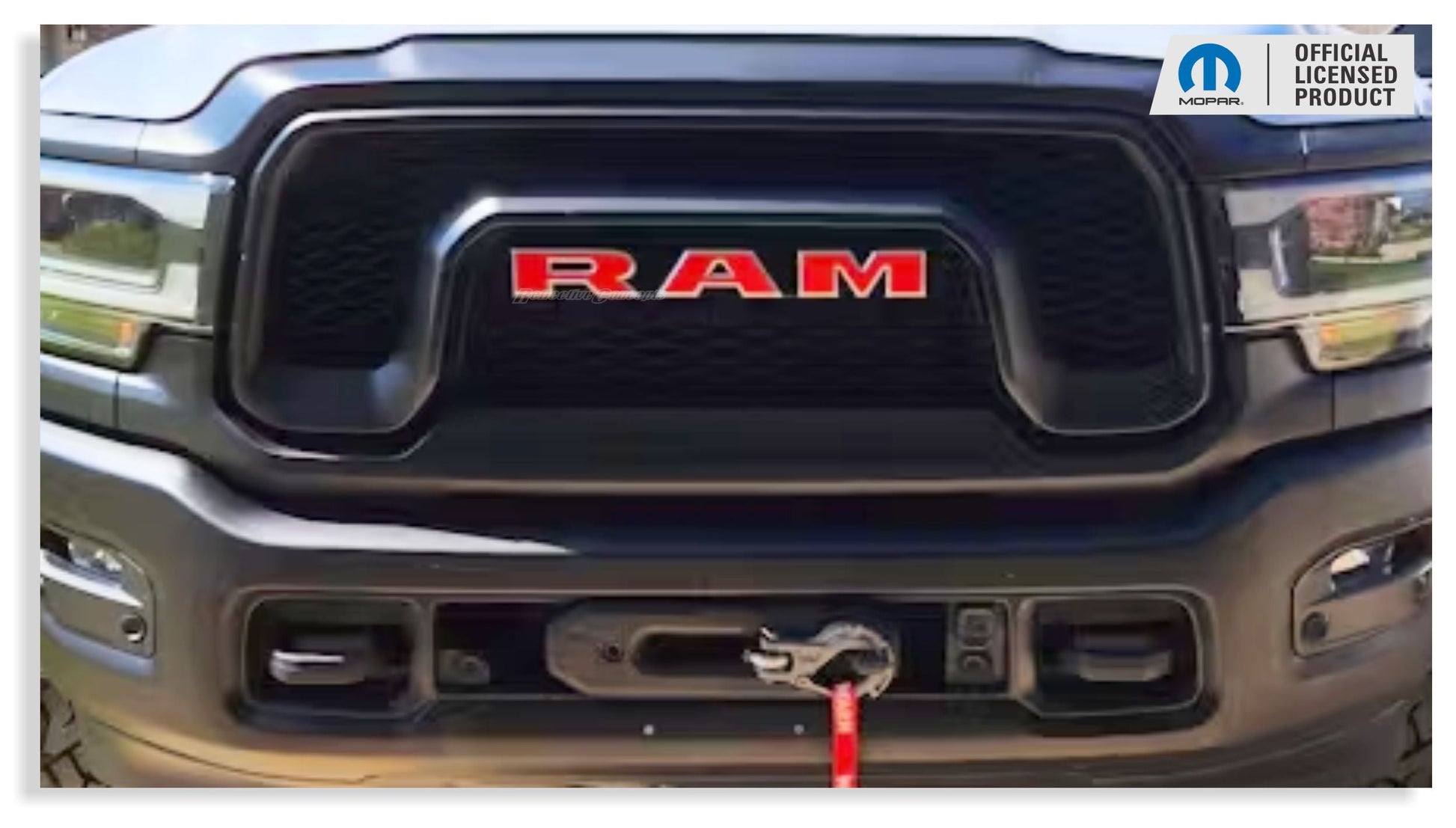 RAM Grille Emblem Overlay Decal   - 2019-2024 Ram 2500 Power Wagon - Ram19:PowerWagon-F-01-Ram19:PowerWagon-F-03-Ram19:PowerWagon-F-02-Ram19:PowerWagon-F-04-Ram19:PowerWagon-F-05-  DRIVEN - 5