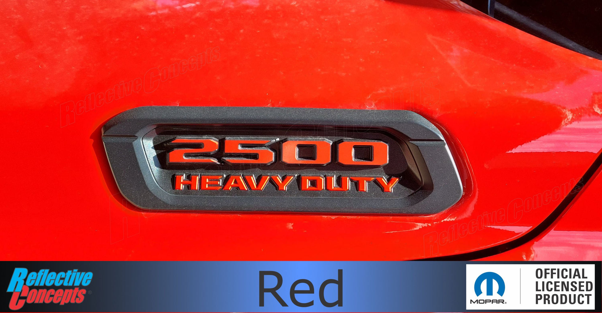 2500 Hood Emblem Number Overlay Decals - 2019 -2026 Ram 2500 - Ram19:2500-B-01-Ram19:2500-B-03-Ram19:2500-B-02-Ram19:2500-B-04-Ram19:2500-B-05-  DRIVEN - 4
