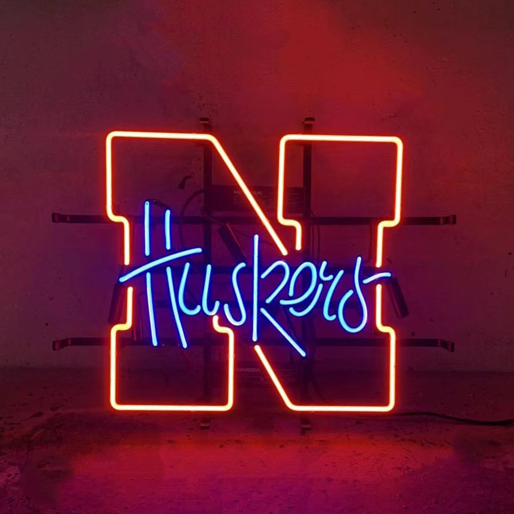 The University of Nebraska Huskers Neon Light Sign - CN039-  DRIVEN - 1