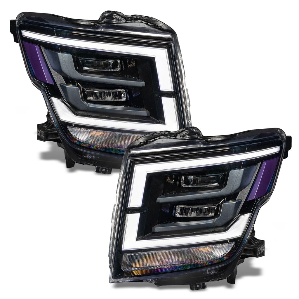 Nissan Titan Multicolor RGBW DRL Boards (2021-2022) - E6 | A12 | P2- BX1-  DRIVEN - 3