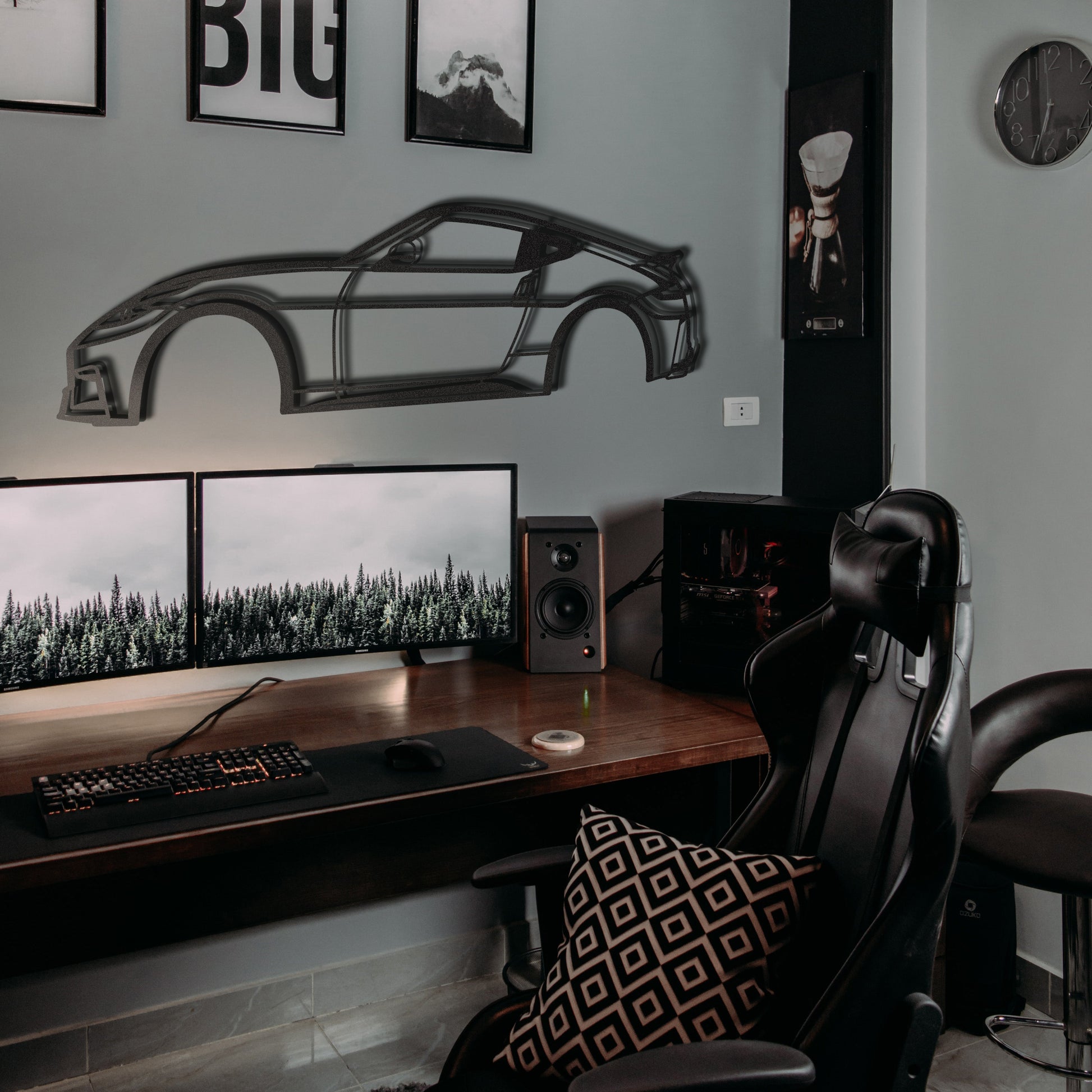 2015 370Z Metal Car Wall Art - MT0519 - MT0519B49L-MT0519B69L-MT0519B80L-MT0519B99L-MT0519B120L-  DRIVEN - 2