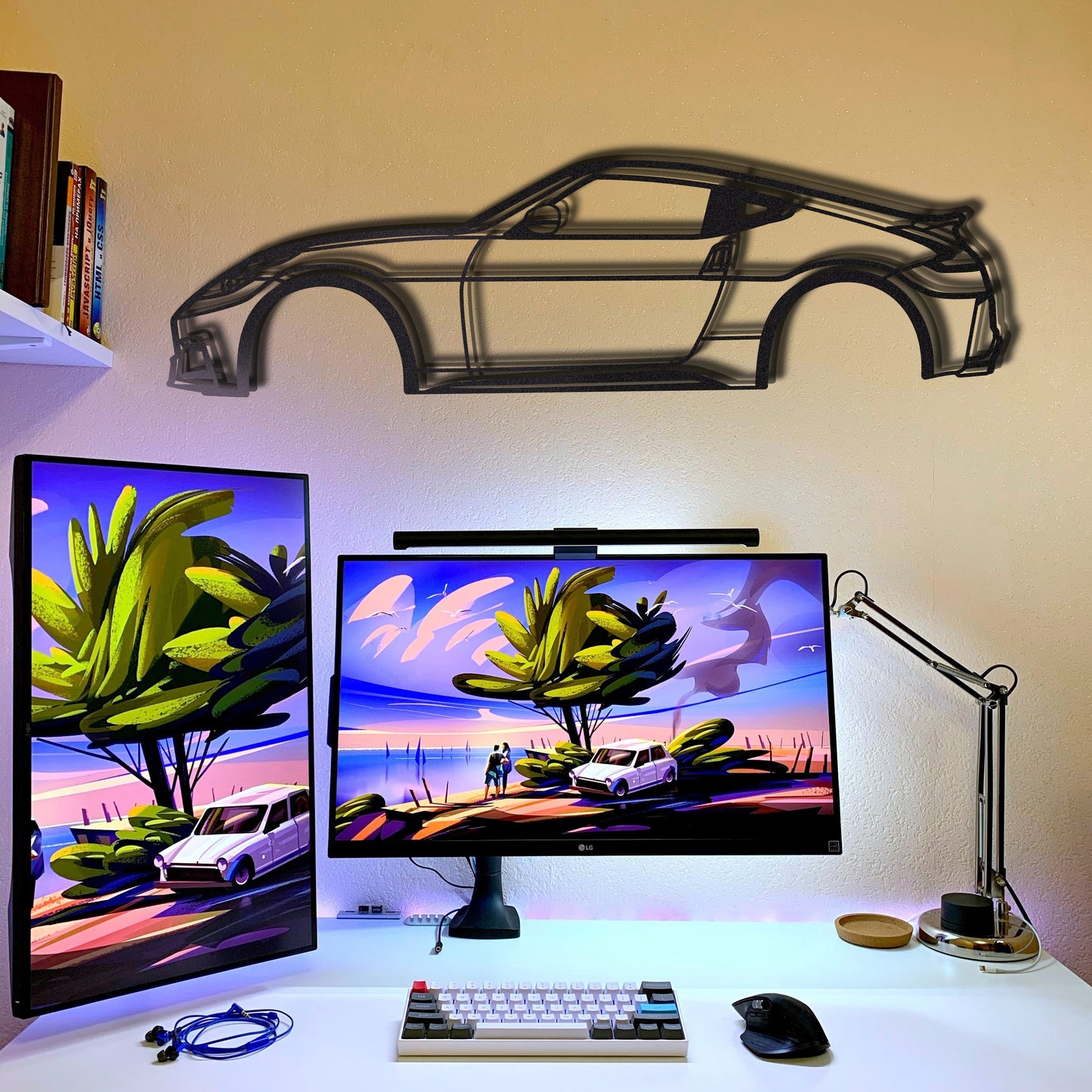 2015 370Z Metal Car Wall Art - MT0519 - MT0519B49L-MT0519B69L-MT0519B80L-MT0519B99L-MT0519B120L-  DRIVEN - 3