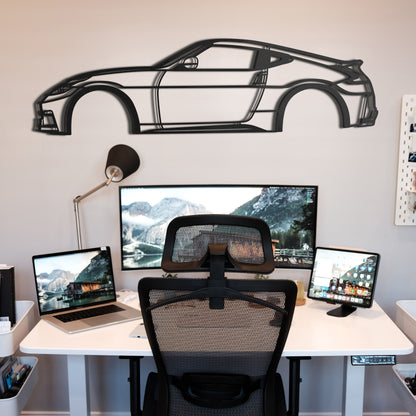 2015 370Z Metal Car Wall Art - MT0519 - MT0519B49L-MT0519B69L-MT0519B80L-MT0519B99L-MT0519B120L-  DRIVEN - 4