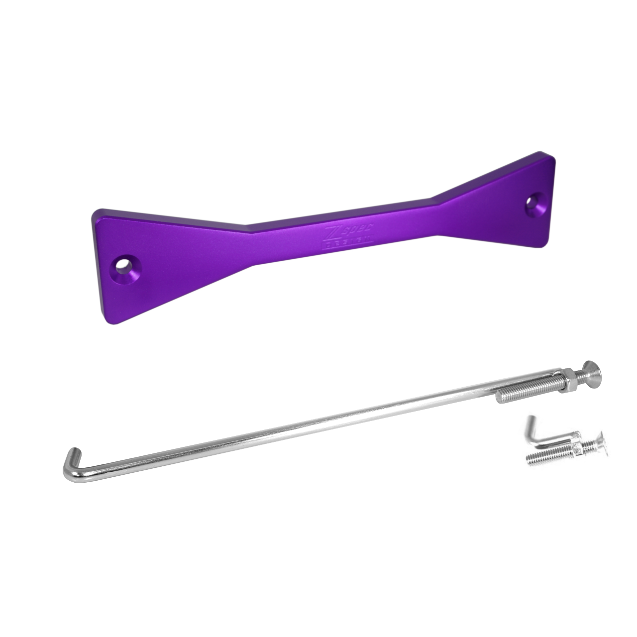 ZSPEC Battery Hold Down/Bracket for '03-09 Nissan 350z Z33, Billet w/ Stainless Hardware - ZSD-199363-ZSD-199370-ZSD-199387-ZSD-199394-ZSD-199400-  DRIVEN - 9