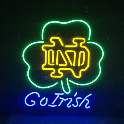 Notre Dame Go Irish Neon Signs Light - ME744-  DRIVEN - 2