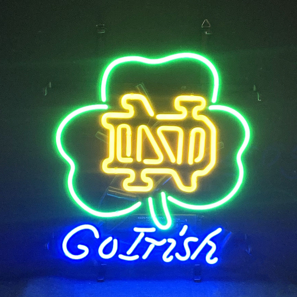 Notre Dame Go Irish Neon Signs Light - ME744-  DRIVEN - 1