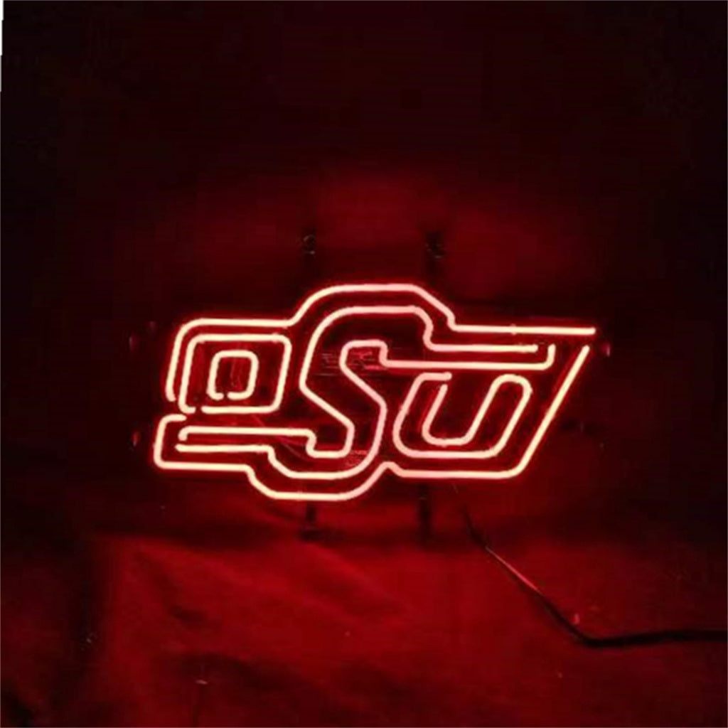Oklahoma State University Logo Neon Signs - ME832-  DRIVEN - 2