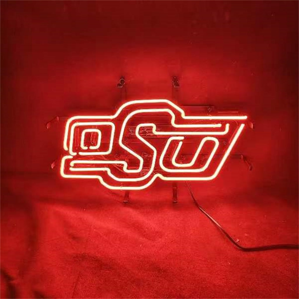 Oklahoma State University Logo Neon Signs - ME832-  DRIVEN - 1