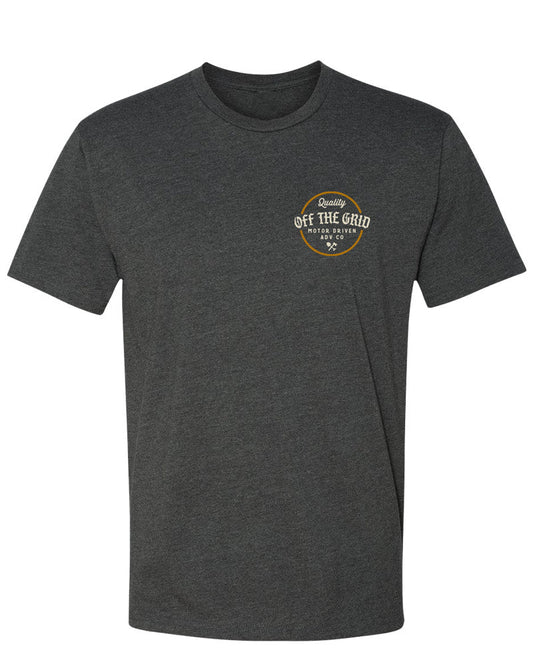Old Fashioned Tee S/S Tee Shirt - OMKS119003DG01-OMKS119003DG02-OMKS119003DG03-OMKS119003DG04-OMKS119003DG05-  DRIVEN - 1