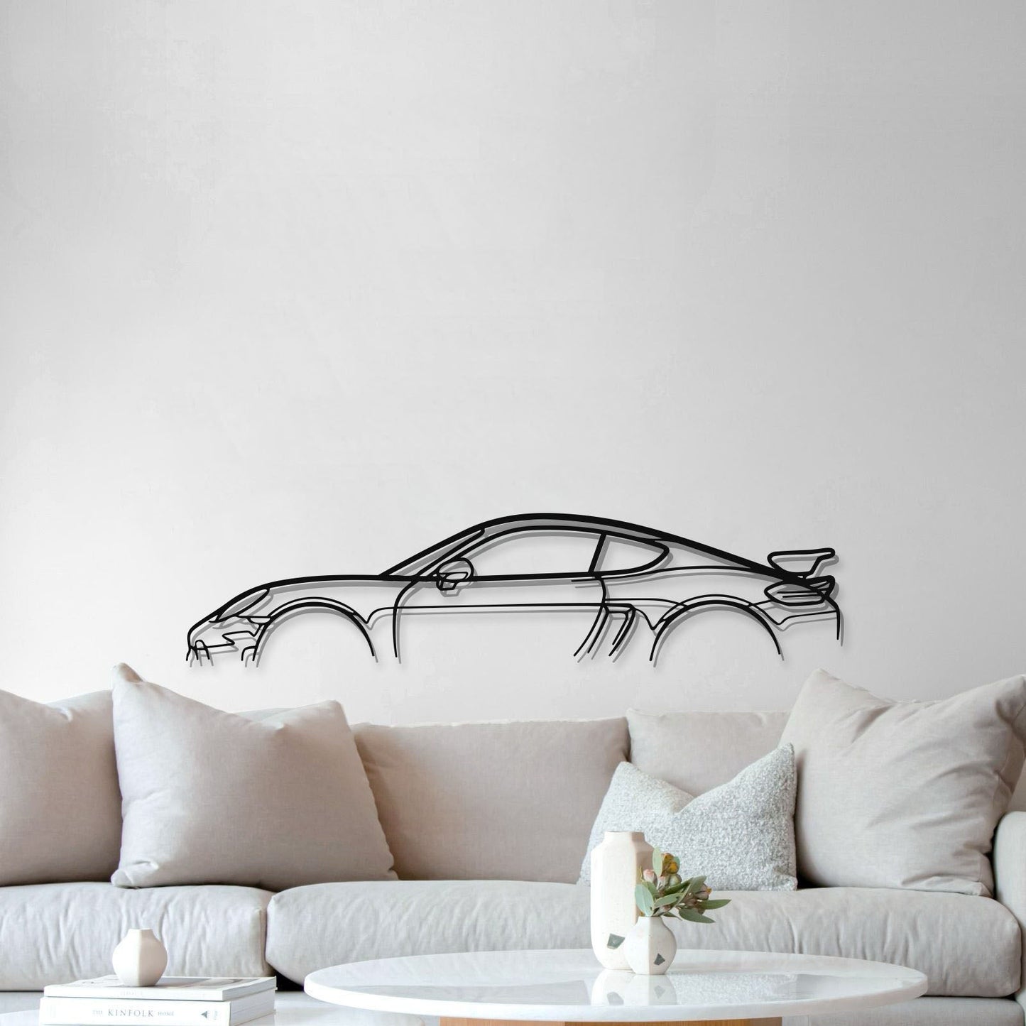 718 Cayman GT4 Metal Car Wall Art - MT0840 - MT0840B49L-  DRIVEN - 5