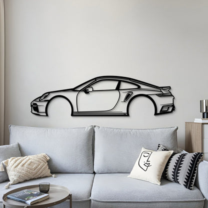 911 Type 993 Metal Car Wall Art - MT0845 - MT0845B49L-MT0845B69L-MT0845B80L-MT0845B99L-MT0845B120L-  DRIVEN - 4