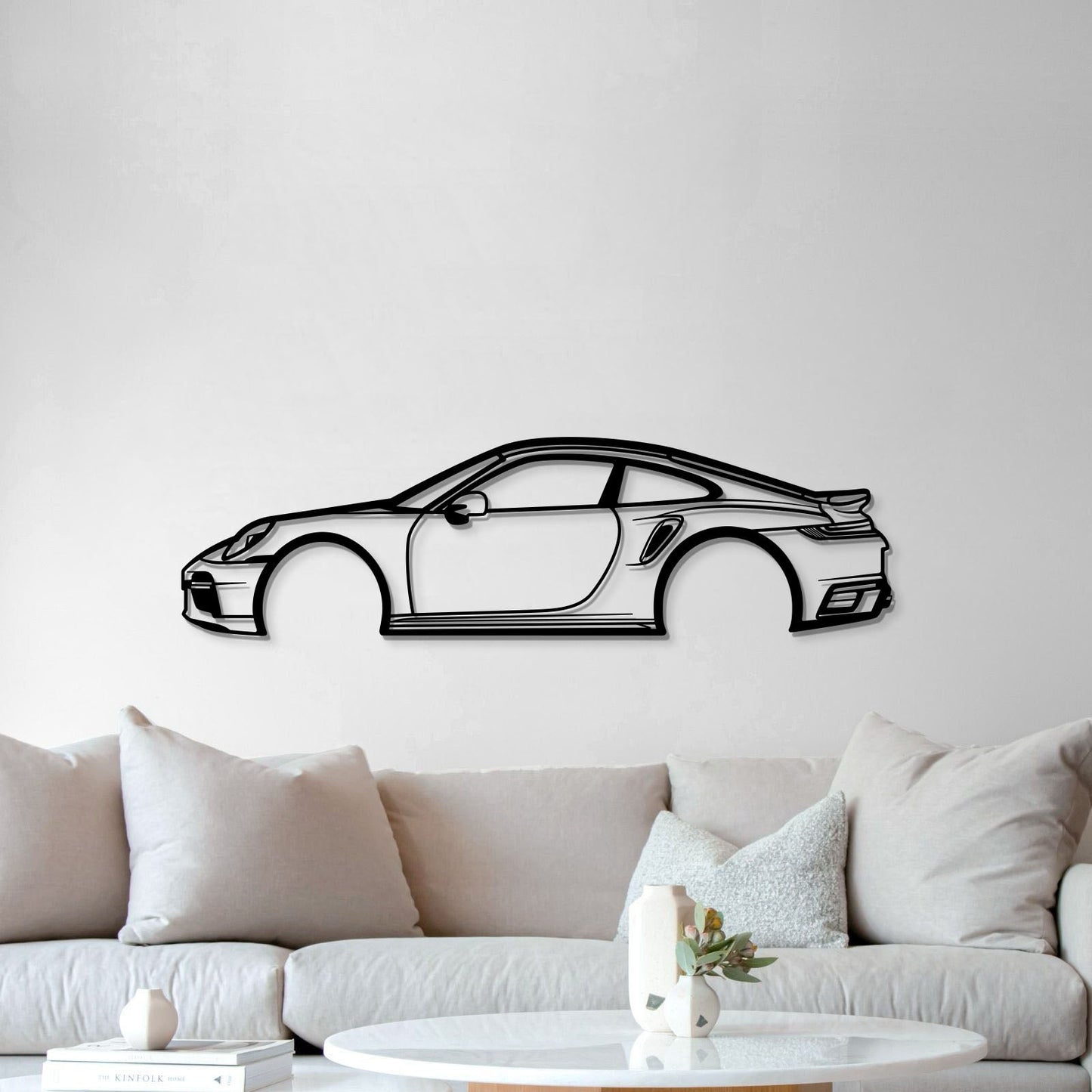 911 Type 993 Metal Car Wall Art - MT0845 - MT0845B49L-MT0845B69L-MT0845B80L-MT0845B99L-MT0845B120L-  DRIVEN - 5