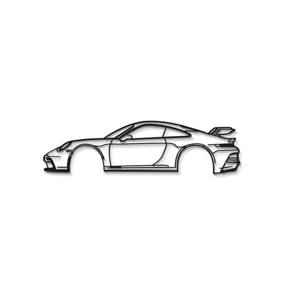 911 GT3 Model 992 Metal Car Wall Art - MT0855 - MT0855B49L-MT0855B69L-MT0855B80L-MT0855B99L-MT0855B120L-  DRIVEN - 8