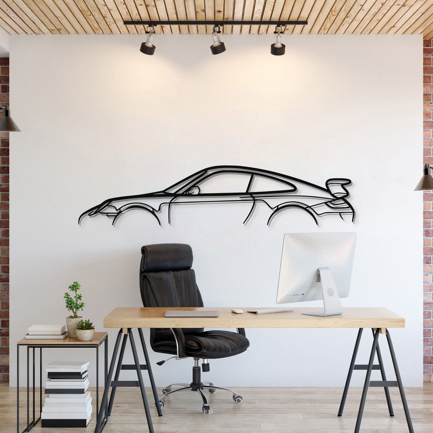 911 GT3 Model 997 Metal Car Wall Art - MT0856 - MT0856B49L-  DRIVEN - 1