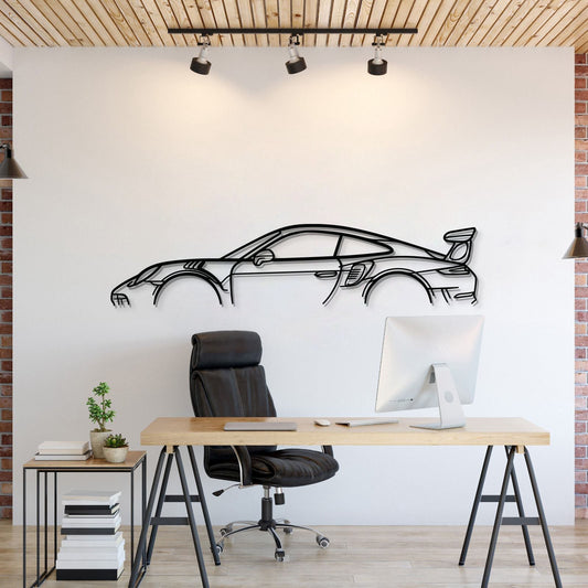 911 GT3 RS Model 991 Metal Car Wall Art - MT0858 - MT0858B49L-MT0858B69L-MT0858B80L-MT0858B99L-MT0858B120L-  DRIVEN - 1