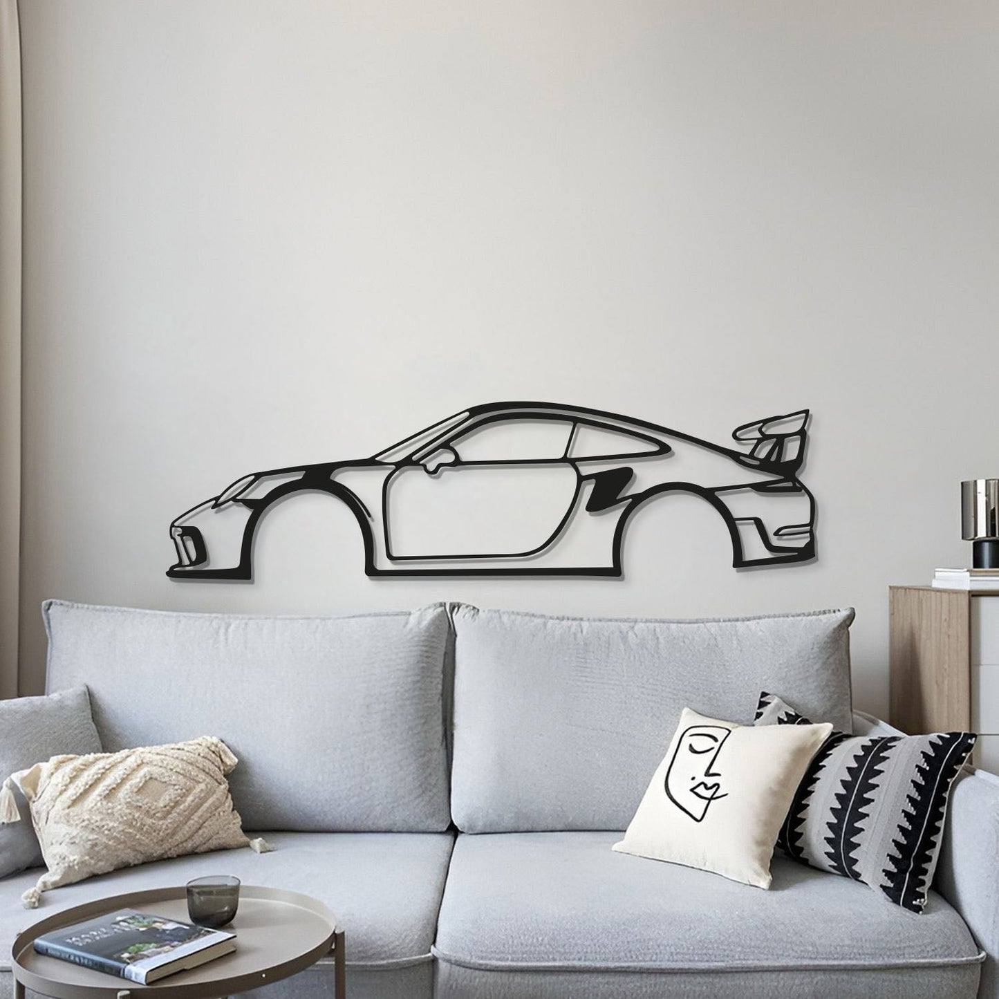 911 GT3 RS Metal Car Wall Art - MT0857 - MT0857B49L-MT0857B69L-MT0857B80L-MT0857B99L-MT0857B120L-  DRIVEN - 4