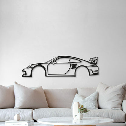 911 GT3 RS Metal Car Wall Art - MT0857 - MT0857B49L-MT0857B69L-MT0857B80L-MT0857B99L-MT0857B120L-  DRIVEN - 5