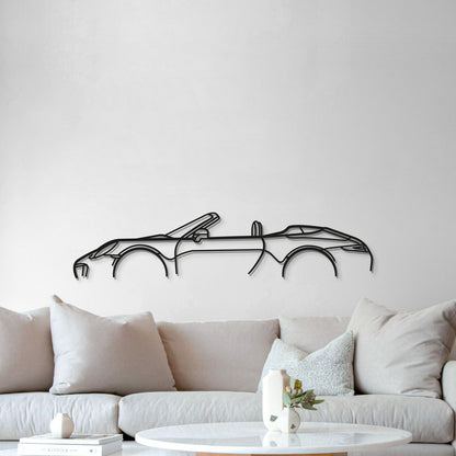 911 Model 991 Metal Car Wall Art - MT0863 - MT0863B49L-  DRIVEN - 5